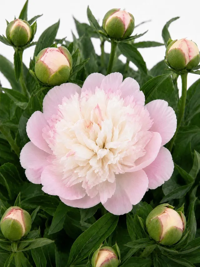 blumigo-pfingstrosen-alba-plena-rosa-wei-schnittblumen image 1