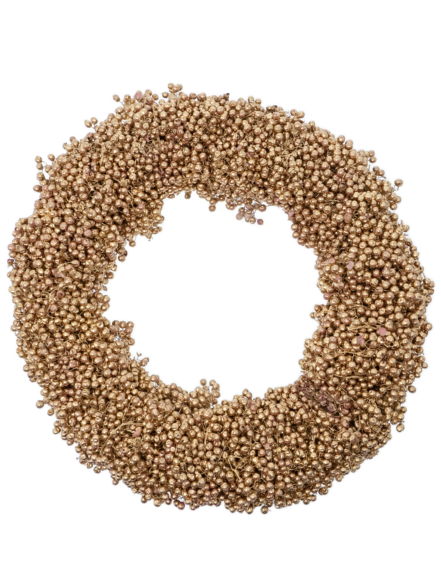 blumigo-trockenblumen-pfefferbeerenkranz-antik-gold-30cm image 3