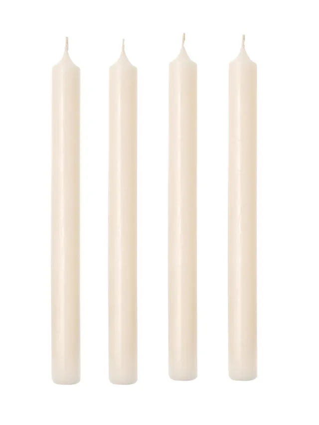 blumigo-kerzen-emma-stabkerzen-4er-set-wollwei image 1