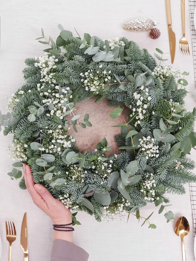 blumigo-evergreen-adventskranz-diy-set-40-cm image 1
