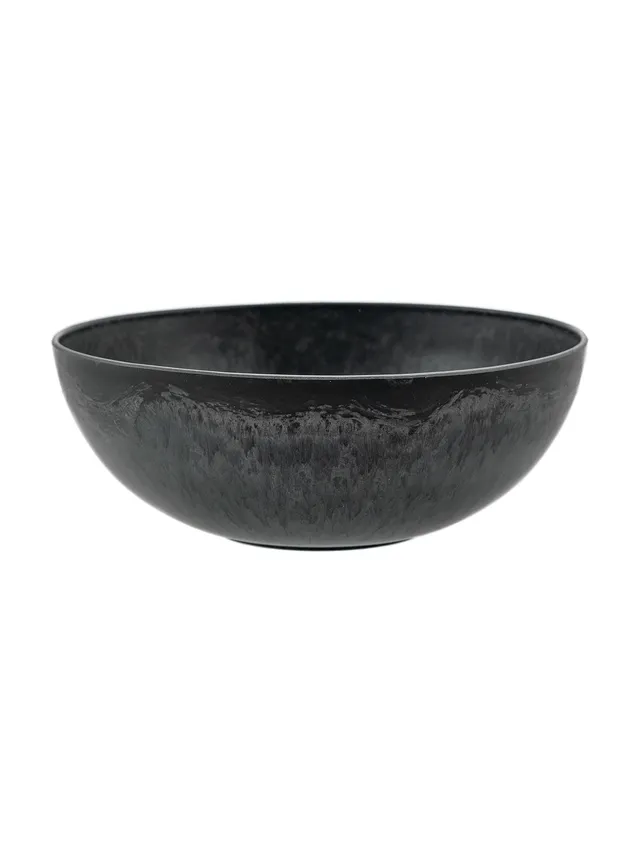 blumigo-schale-finn-vase-kunststoff-schwarz-7-5x20-cm image 1