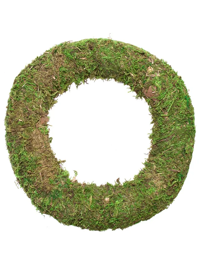 blumigo-moos-mooskranz-kranz-rohling-gr-n-versch-gr-en image 1