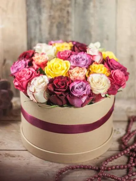 blumigo-diy-set-rosenbox-rund-gro-zum-selbermachen image 1