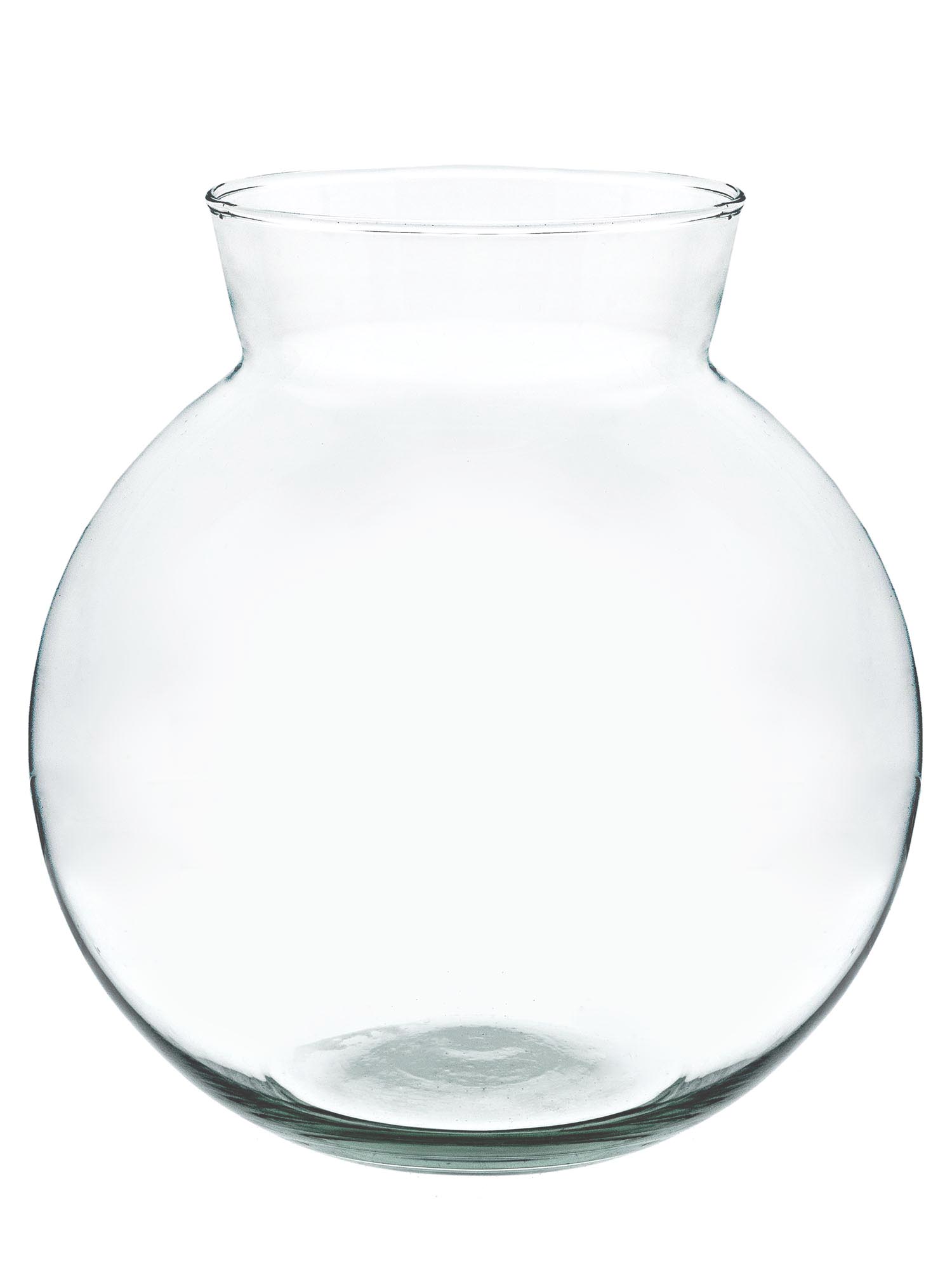 blumigo-kugelvase-iris-glasvase-transparent image 1