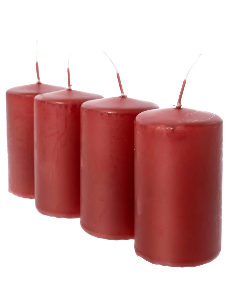 blumigo-magda-stumpenkerzen-rot-80x50-mm-4er-set image 1
