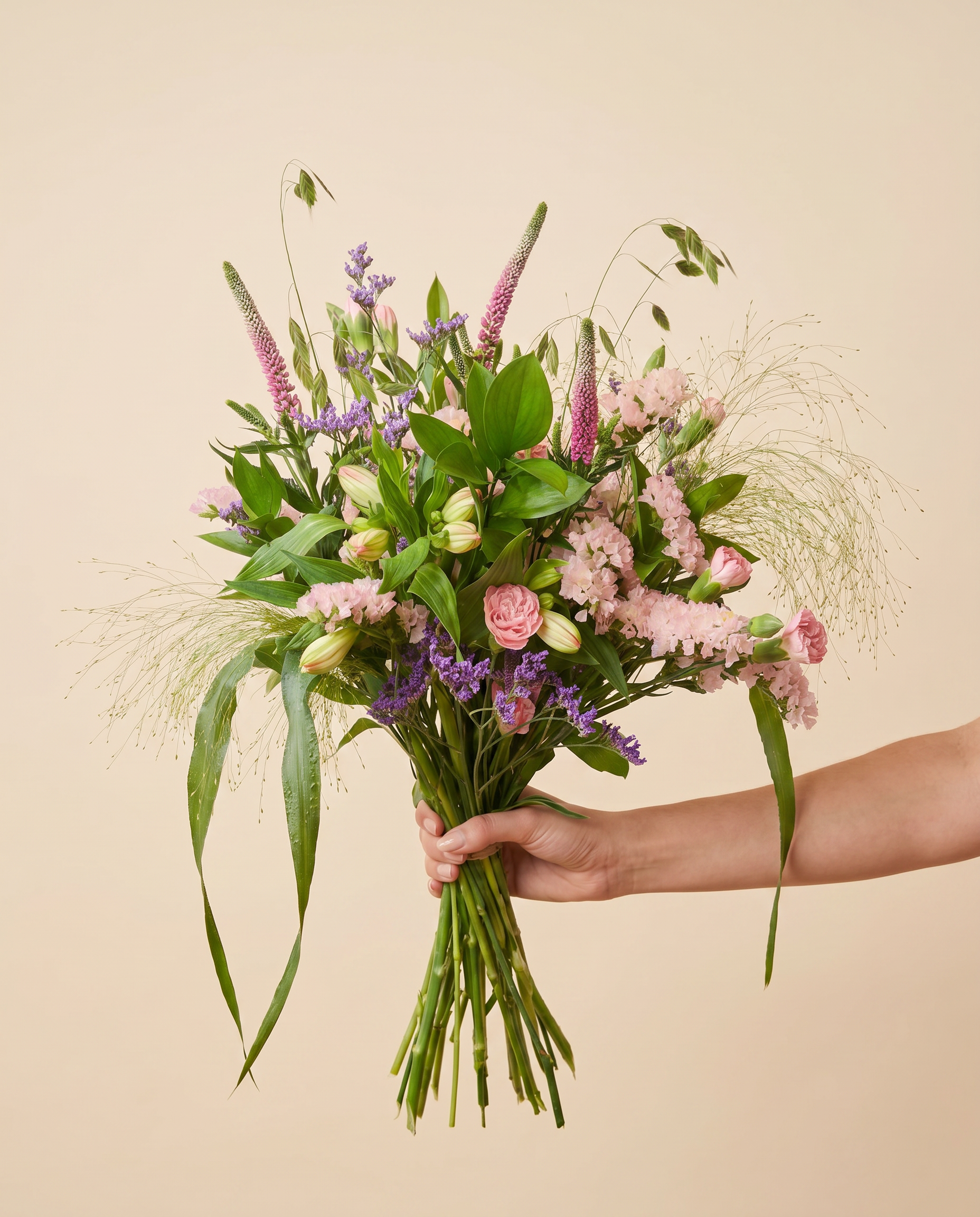 feey-rilio-partylaune-blumenstrauss-classic-violett-rosa image 3
