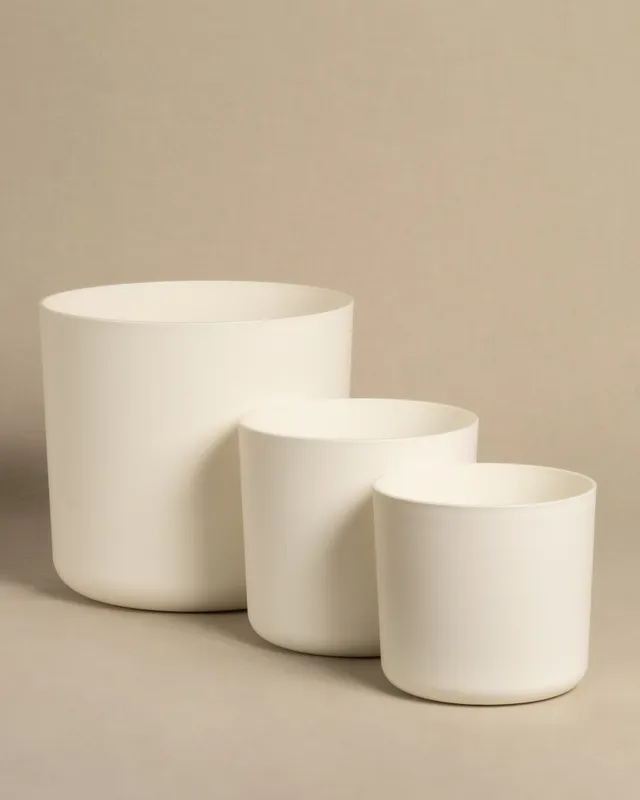 feey-lumi-blumentopf-3er-set-taupe-22-cm-kunststoff image 1