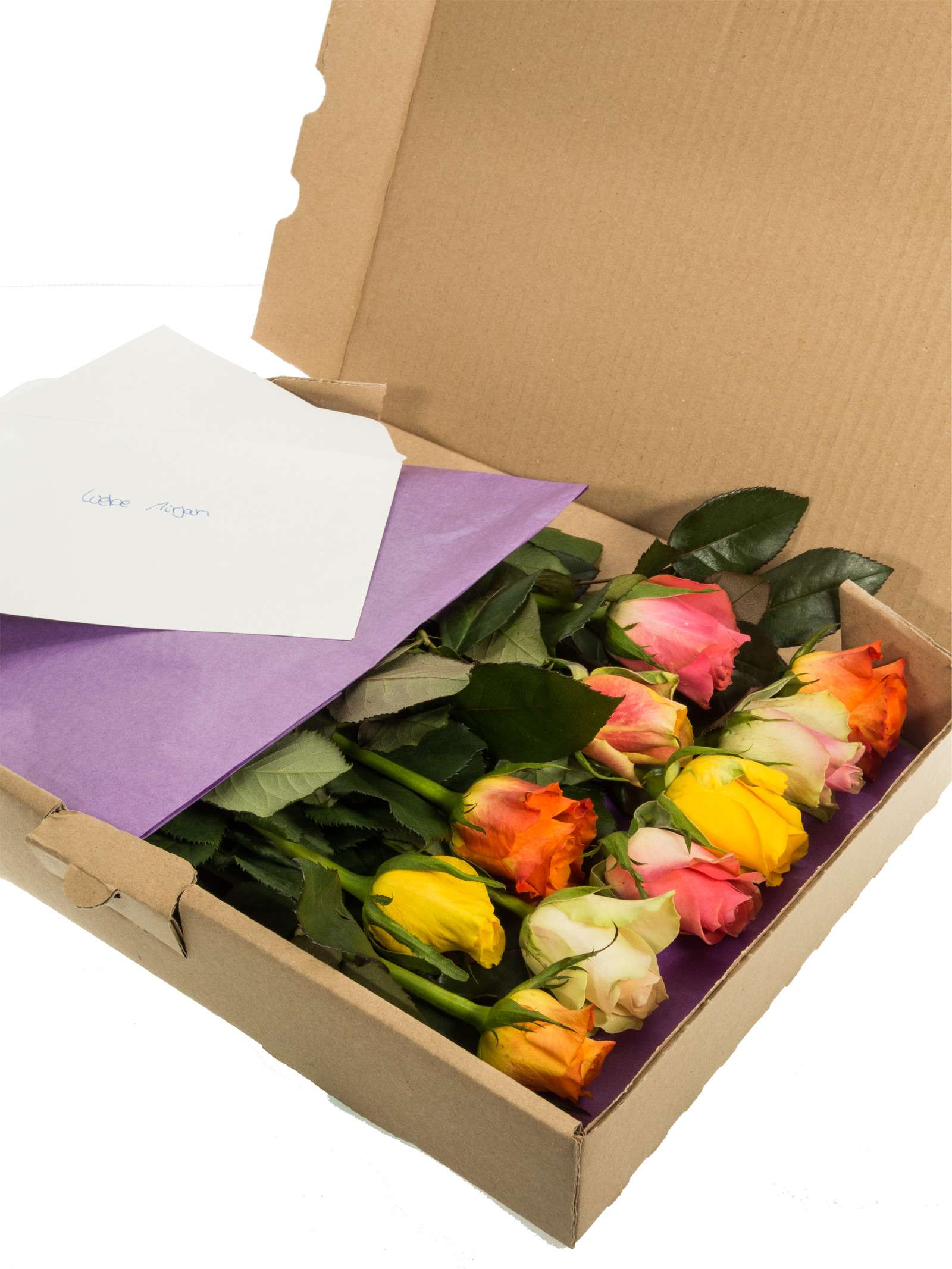 blumigo-rosen-rosenbrief-10-rosen-wunschfarbe-brief image 1