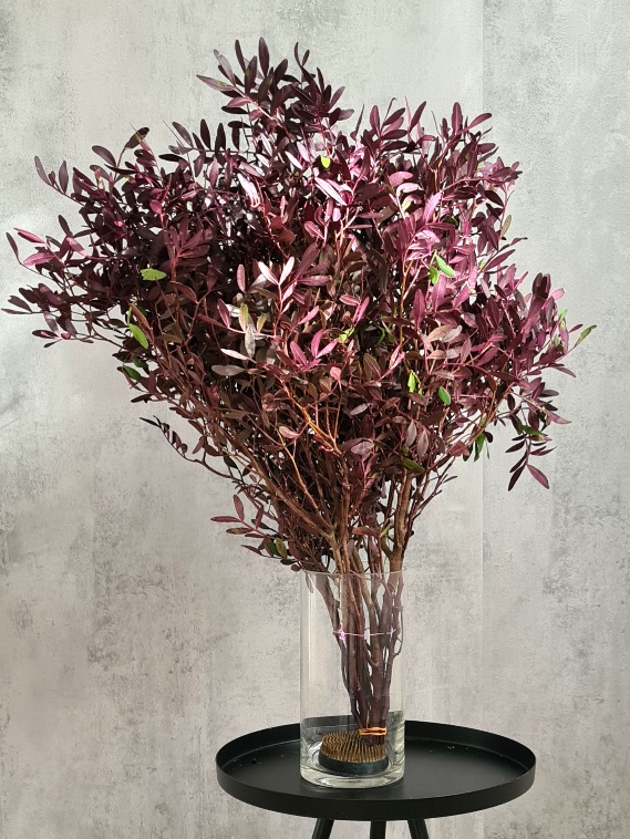 blumigo-exklusives-greenery-pistazie-zweige-rot-gef-rbt image 2