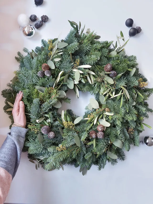 blumigo-diy-sets-modern-green-adventskranz-50-cm-set image 1