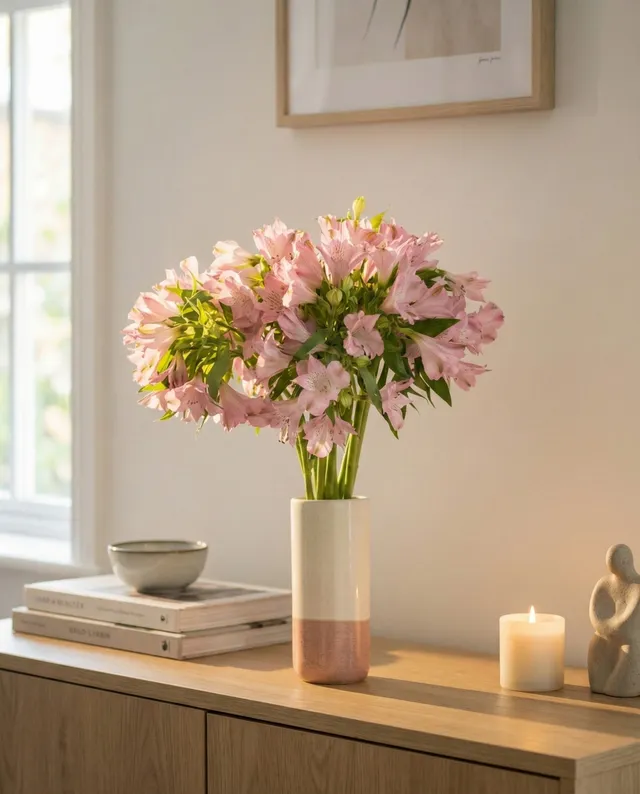 feey-rilio-alstroemeria-rosa-schnittblumen-default image 1