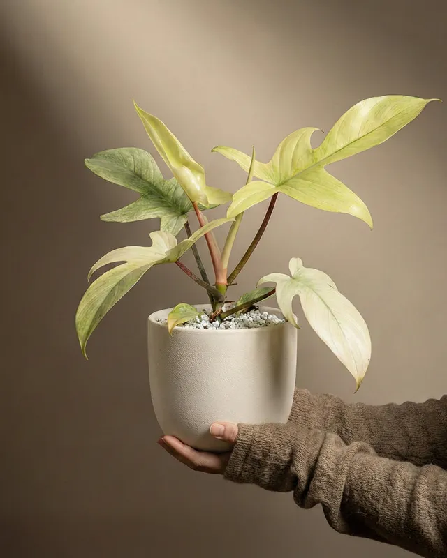 feey-variado-philodendron-florida-ghost-ohne-bertopf image 1
