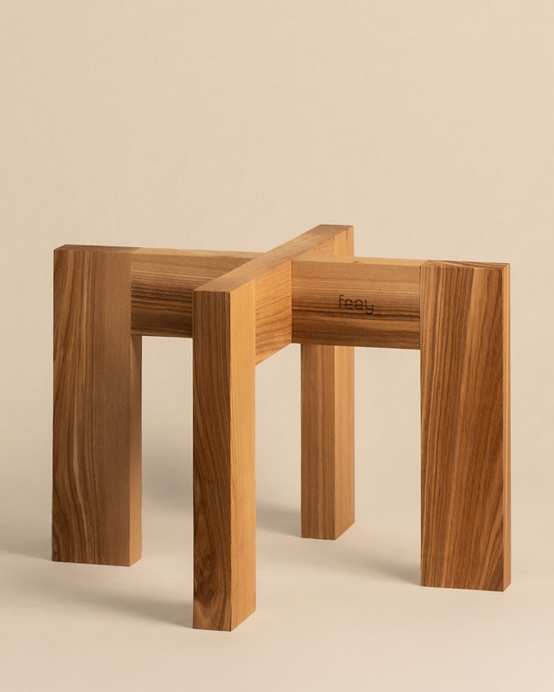 feey-stelion-heviton-pflanzenst-nder-holz-37-cm-braun image 3