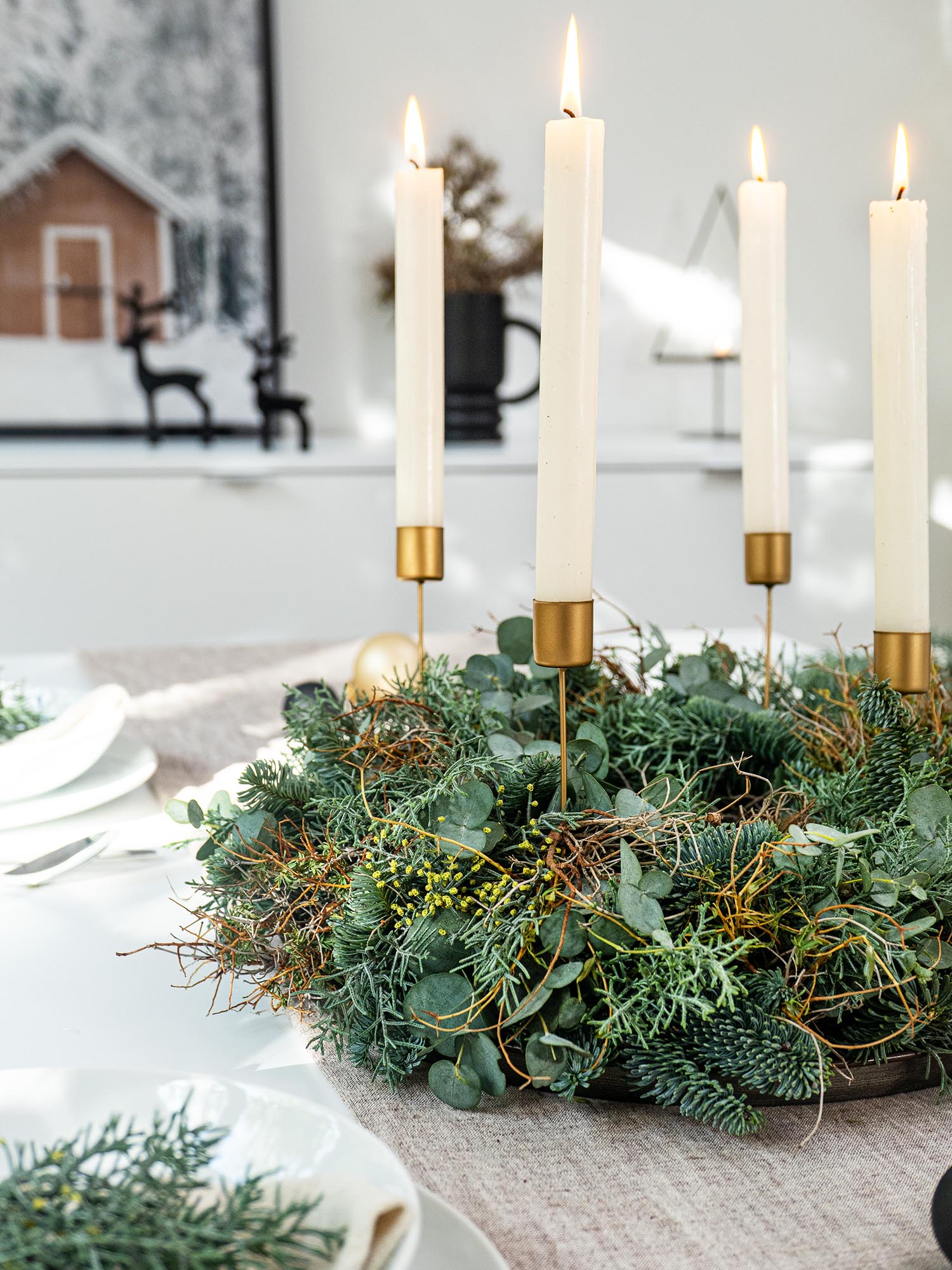 blumigo-diy-sets-adventskranz-carenslittleworld-30-cm-bastelset-mit-kerzen image 2