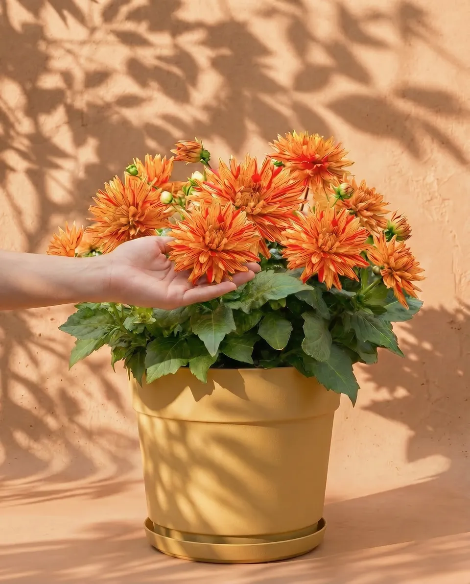 feey-amsterdam-dahlien-hellorange-3-knollen-sommer image 1