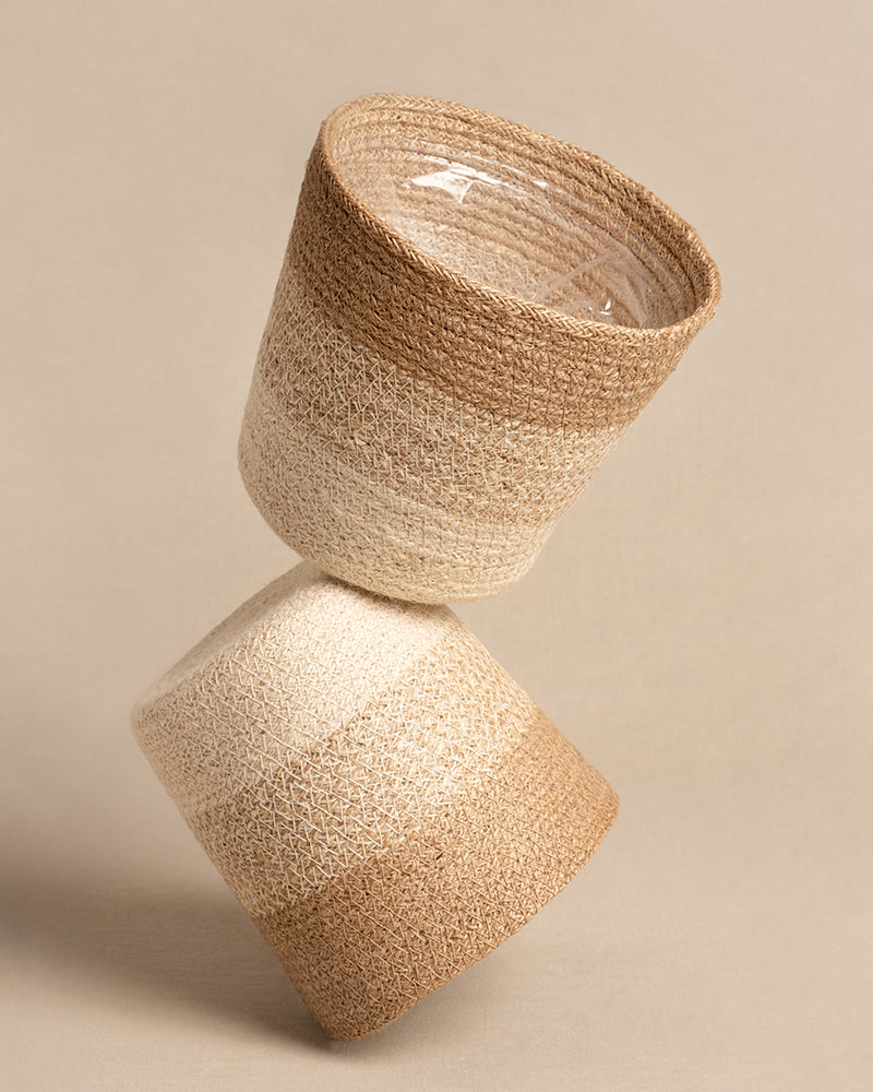 feey-variado-lapis-pflanzenkorb-jute-16cm-natur image 2