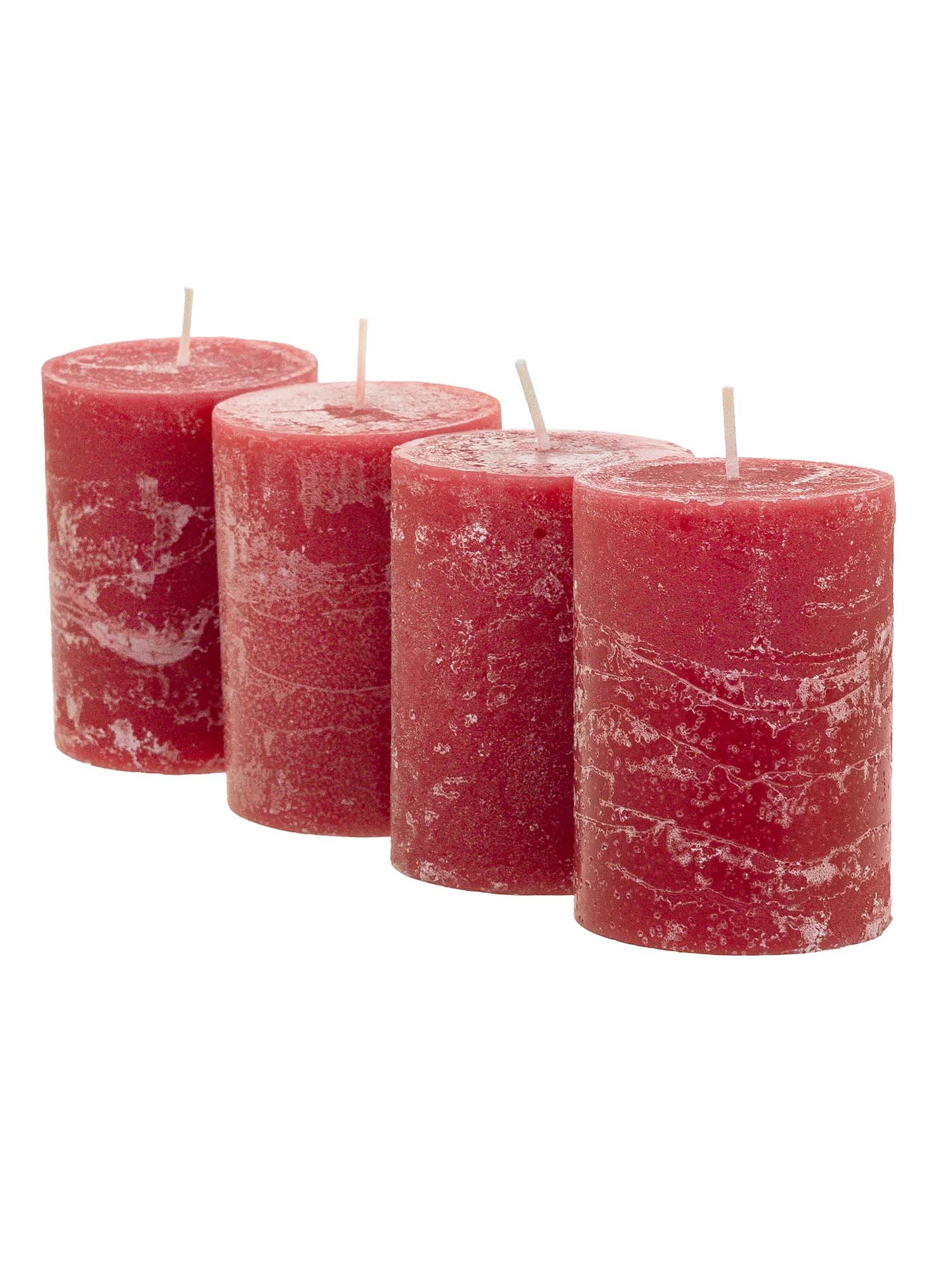 blumigo-greta-rustikkerzen-stumpenkerzen-rot-4er-set-80x60-mm image 1
