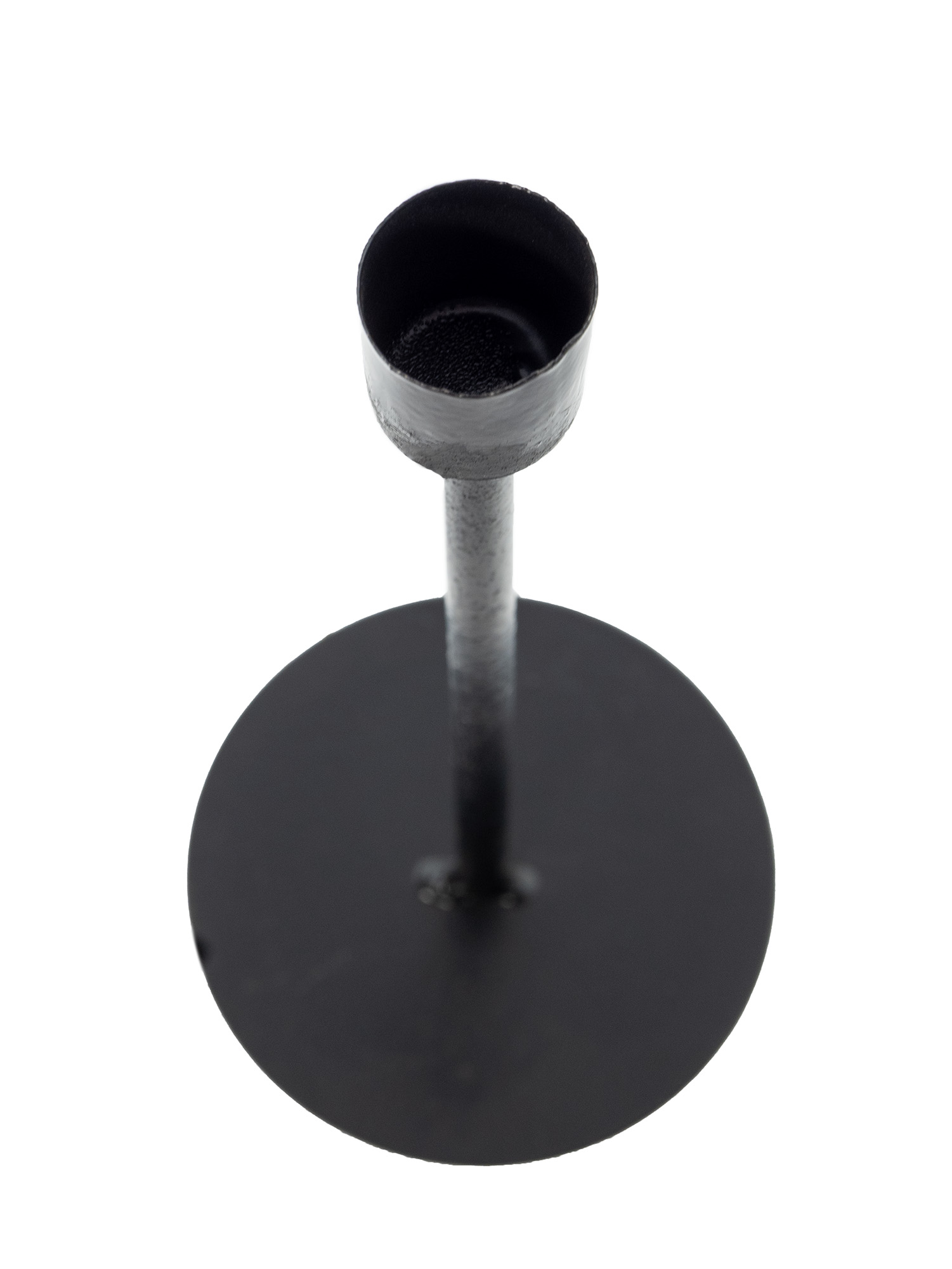 blumigo-oslo-kerzenst-nder-f-r-stabkerzen-schwarz-mit-standfu image 6