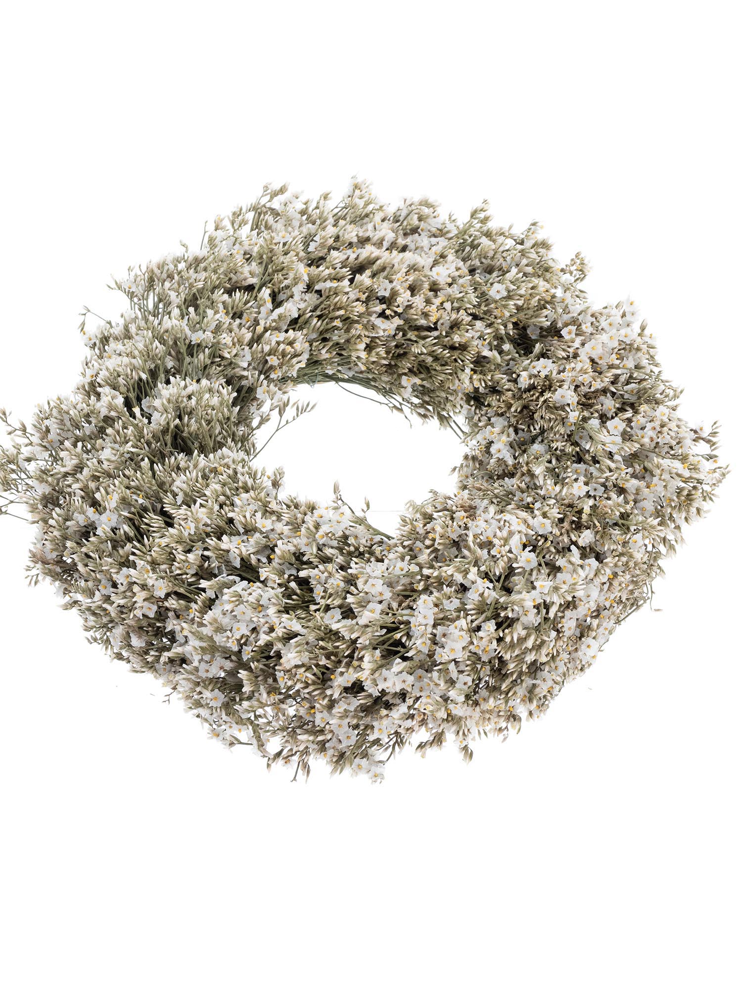 blumigo-zierkranz-strandflieder-trockenkranz-wei-getrocknet image 6