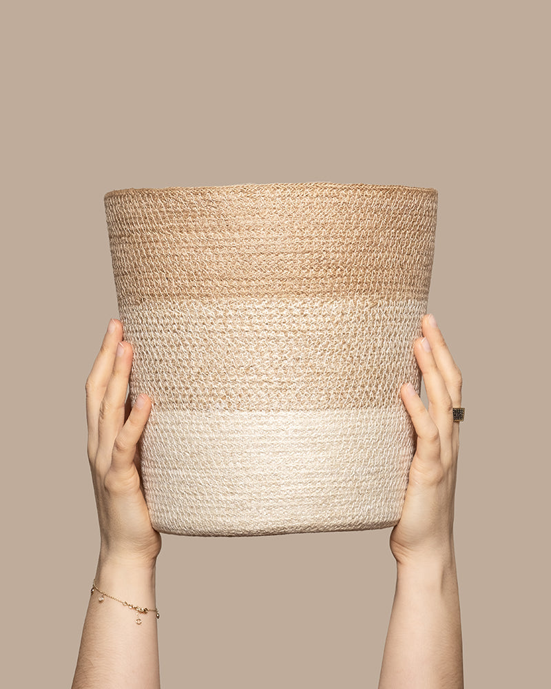 feey-variado-lapis-pflanzenkorb-jute-25-cm-naturbelassen image 1