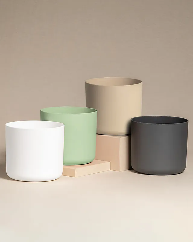 feey-lumi-blumentopf-18-cm-wei-kunststoff image 1