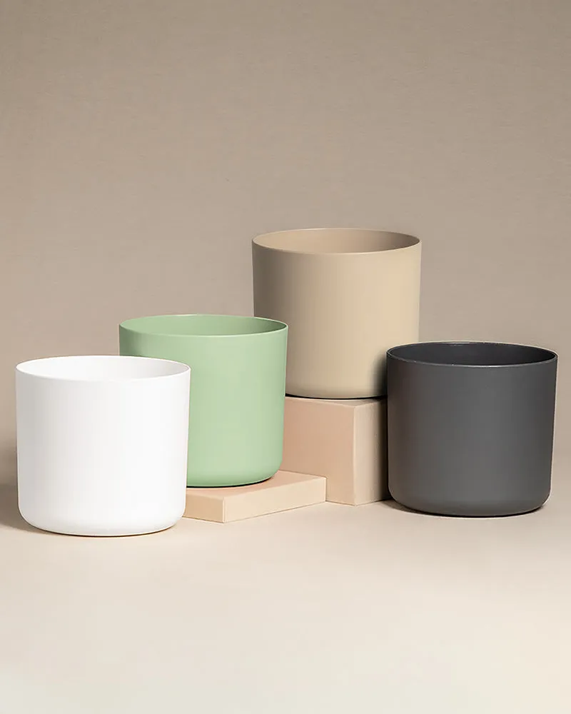 feey-lumi-blumentopf-18-cm-wei-kunststoff image 1