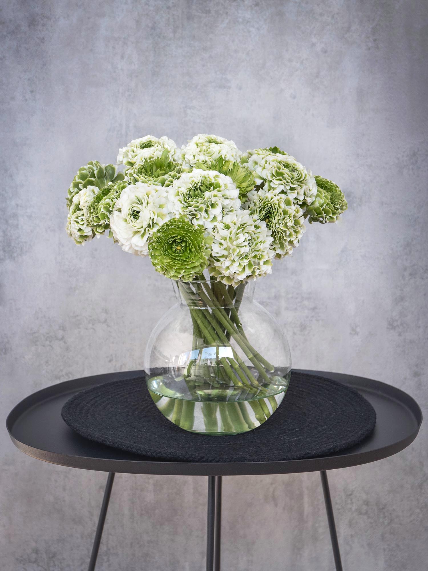 blumigo-kugelvase-iris-glasvase-transparent image 3