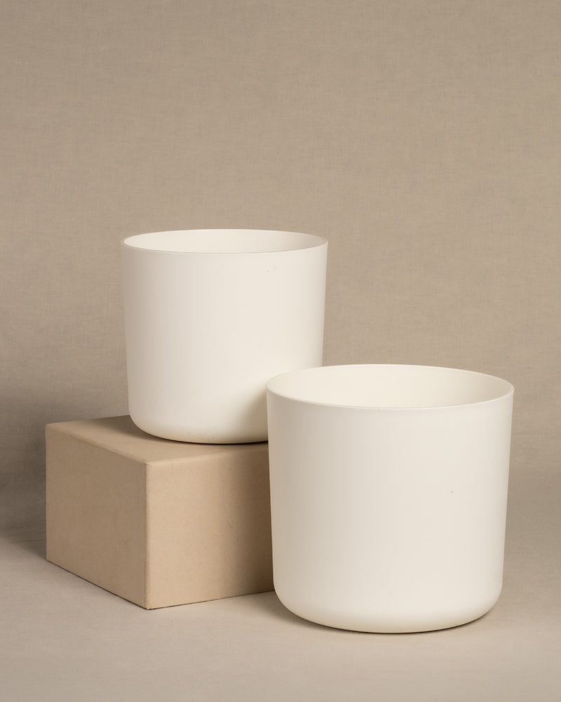 feey-lumi-kunststoff-topfset-16-14-blumentopf-taupe-2er-set image 1