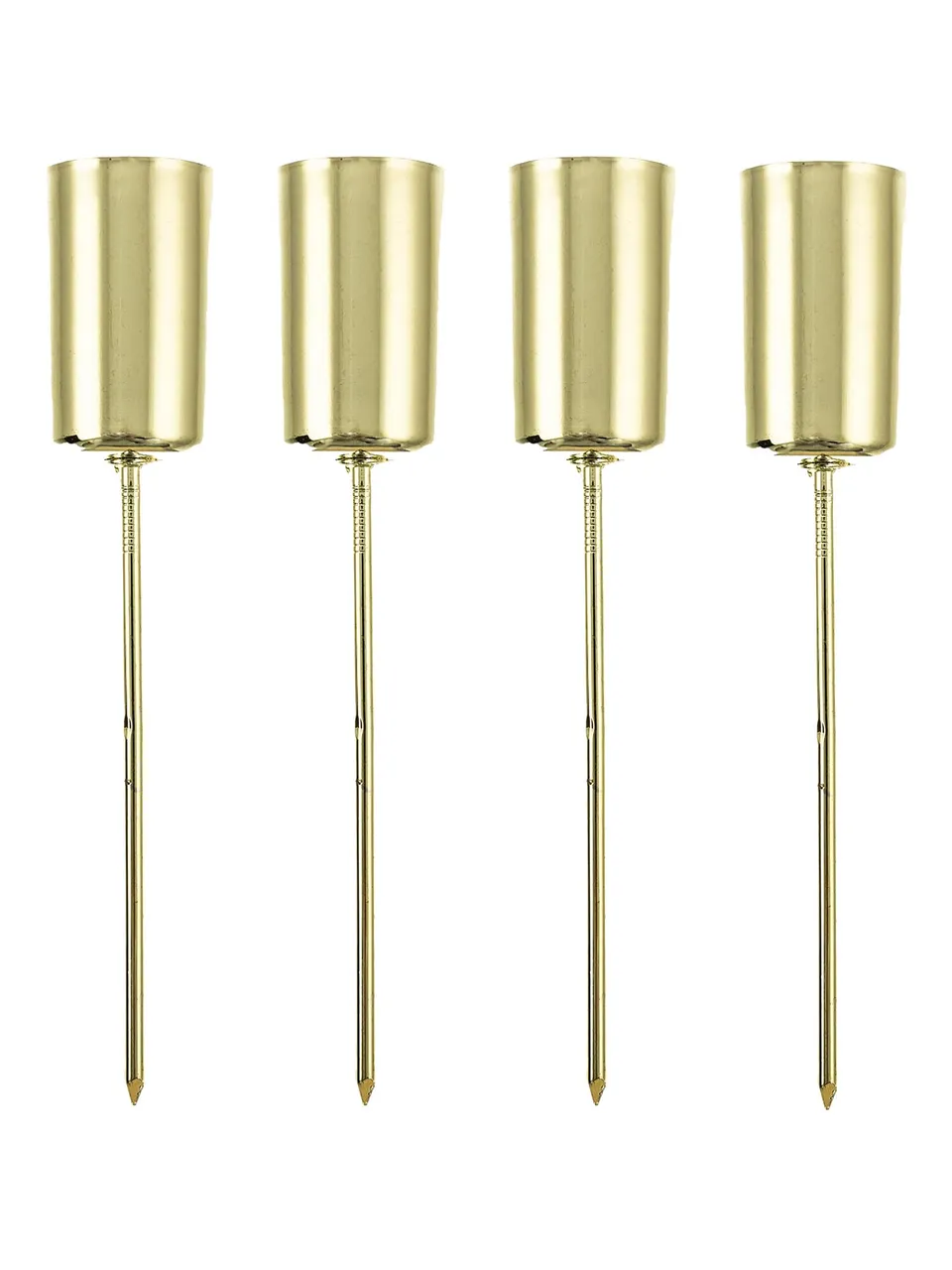 blumigo-kerzen-kairo-kerzenhalter-4er-set-stabkerzen-gold image 1