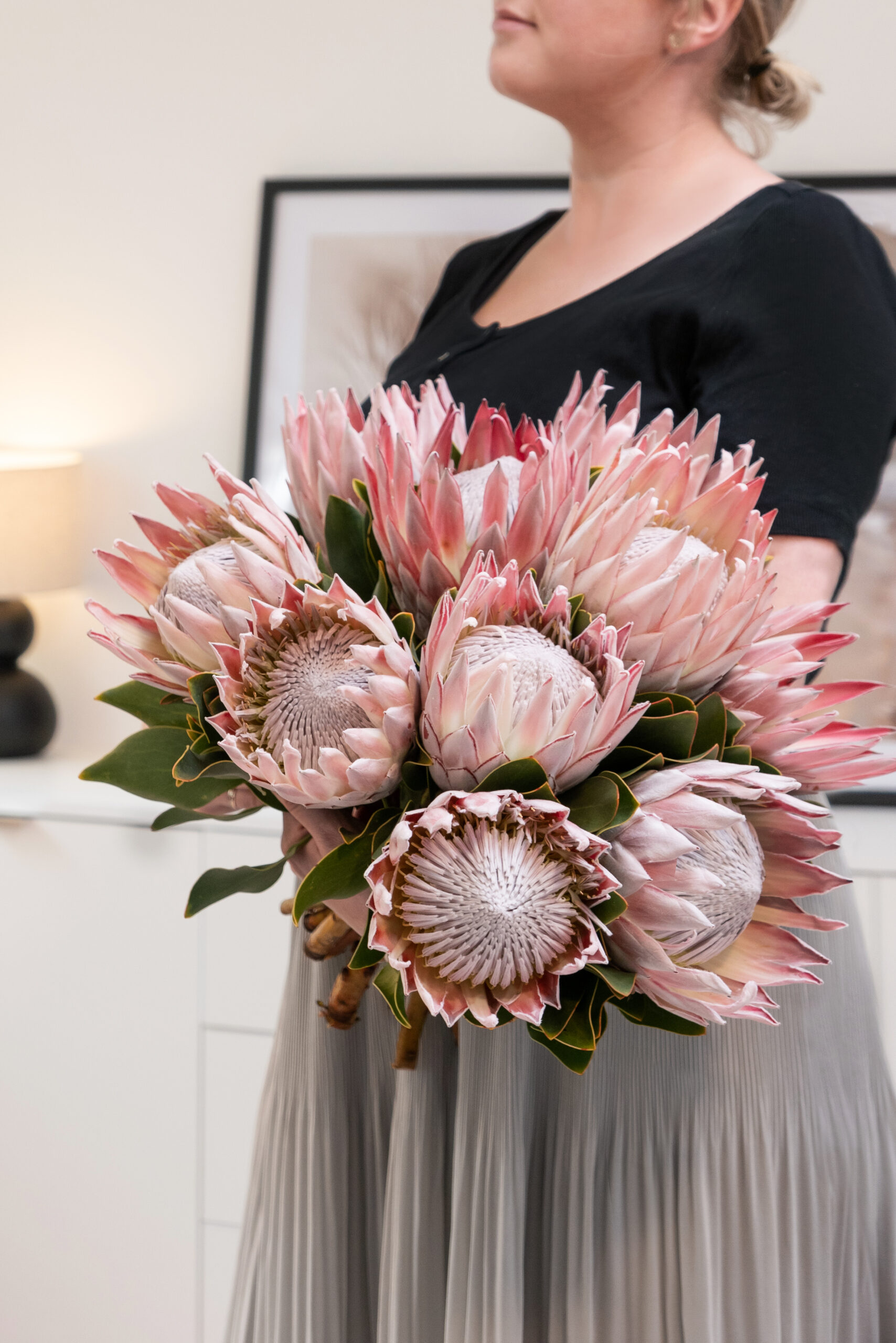 blumigo-proteen-k-nigsprotea-cynaroides-protea-apricot-creme image 4
