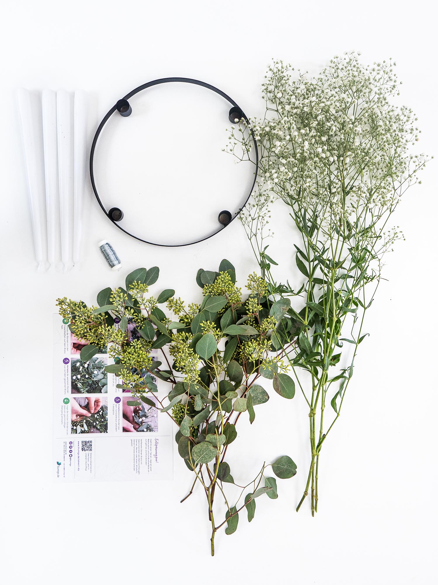 blumigo-elegant-winter-adventskranzring-diy-set-mit-kerzen image 5
