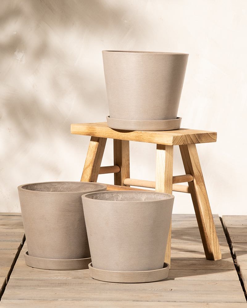 feey-amsterdam-pflanzk-bel-set-3x20-blumentopf-taupe-drainage image 1