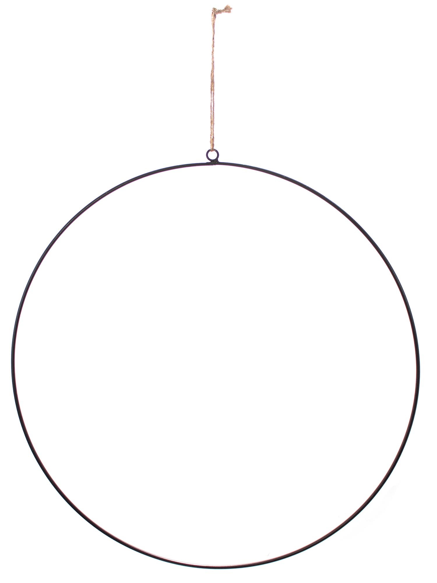 blumigo-metallring-schwarz-50-cm-kranzunterlage image 1