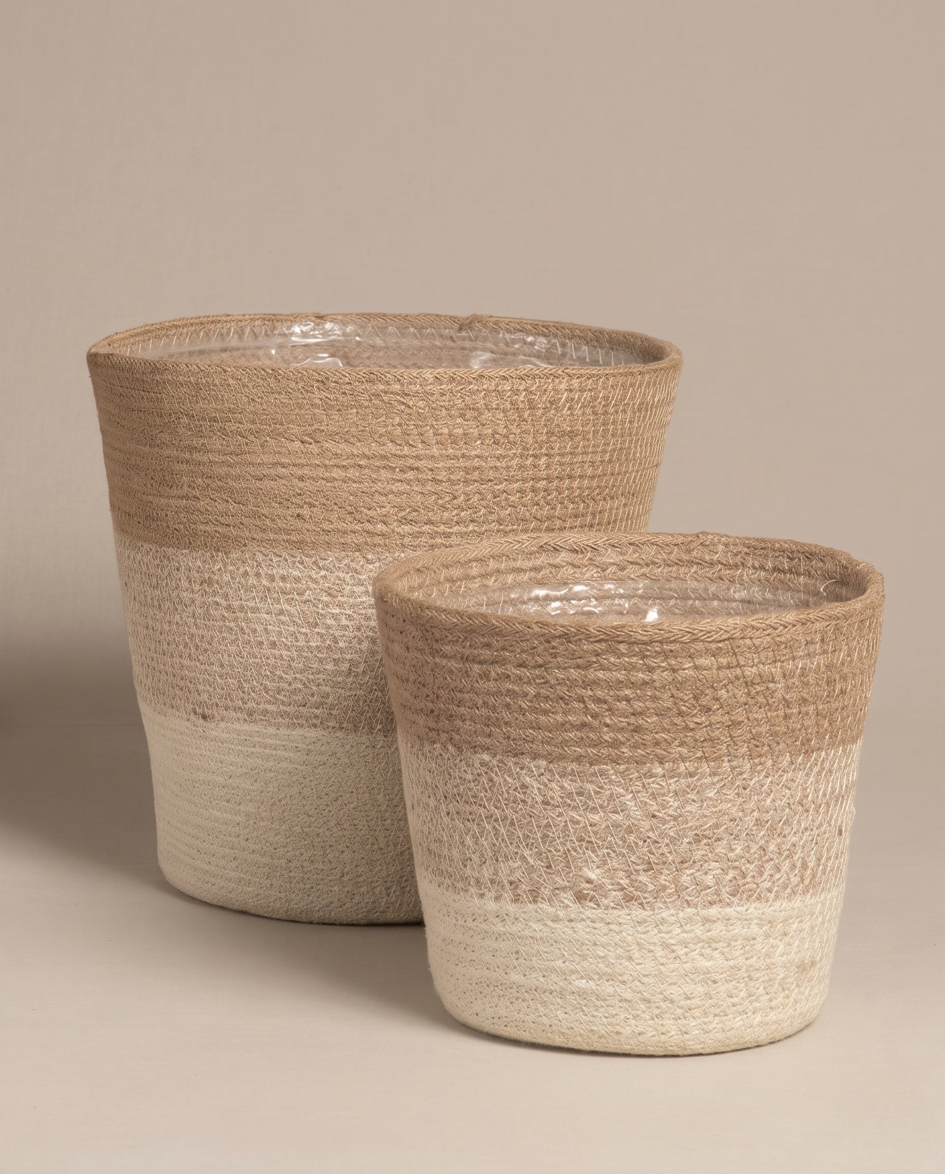 feey-variado-lapis-pflanzenkorb-jute-2er-set-natur image 1