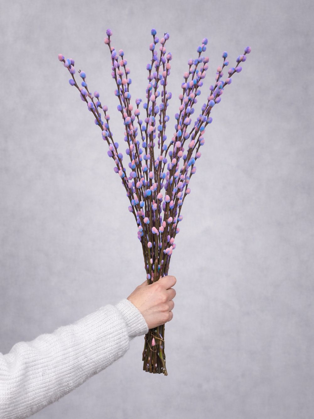 blumigo-zweige-weidenk-tzchen-bubblegum-blau-violett image 1