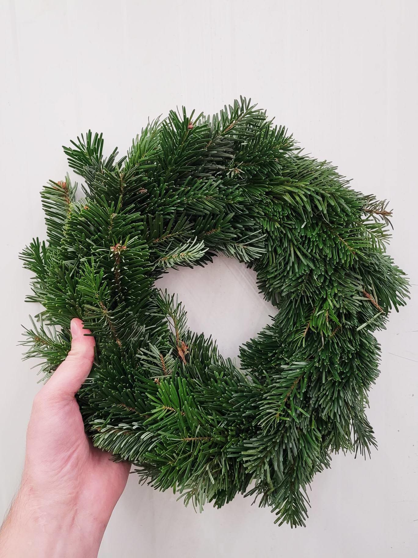 blumigo-tannenkranz-nordmanntanne-30-cm-einseitig-gebunden image 1