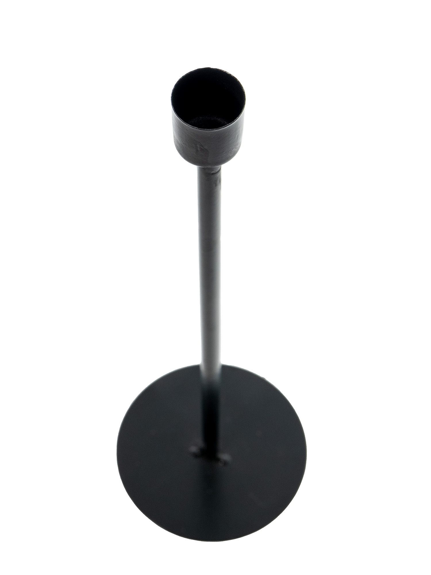blumigo-oslo-kerzenst-nder-f-r-stabkerzen-schwarz-mit-standfu image 7