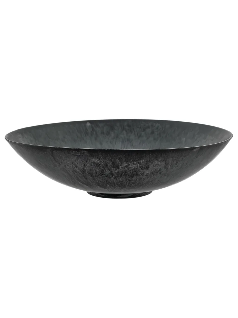 blumigo-vasen-schale-finn-kunststoff-schwarz-35-cm image 1