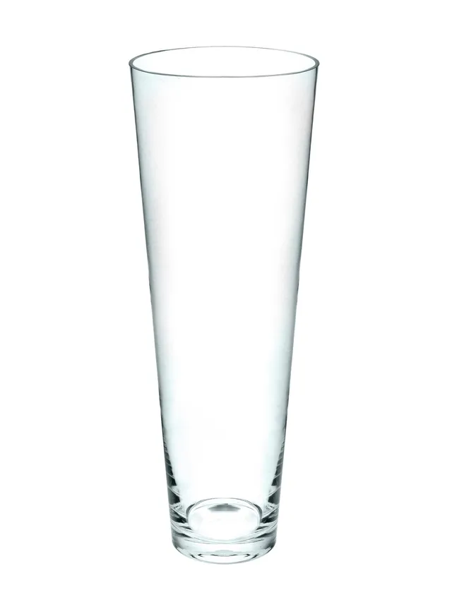 blumigo-anja-glasvase-konisch-50-cm-transparent-gro image 1