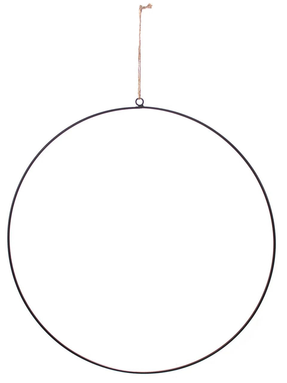 blumigo-metallring-schwarz-50-cm-kranzunterlage image 1