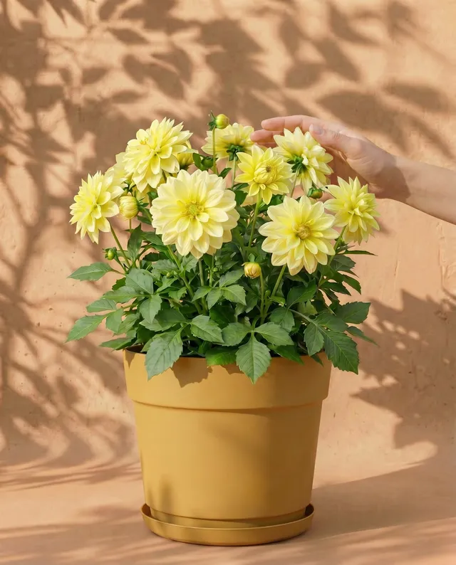 feey-dahlien-gelb-blumenknollen-3-stk-sommerblumen image 1
