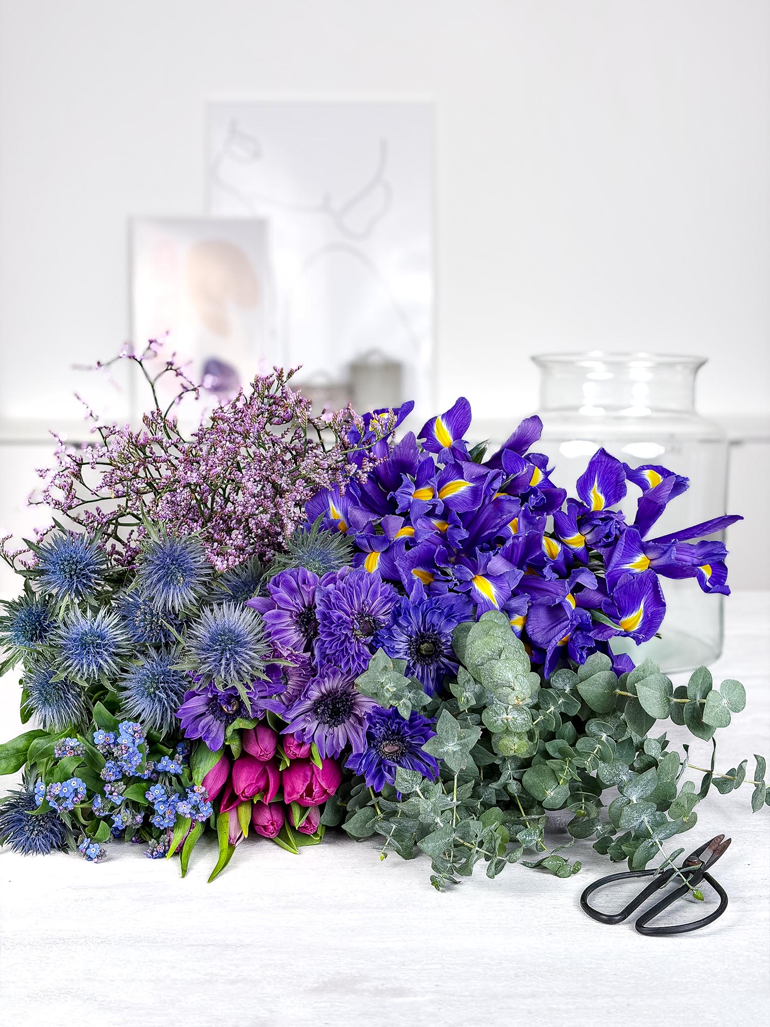 blumigo-basic-color-mix-blumenmischung-violett-blau-frisch image 1