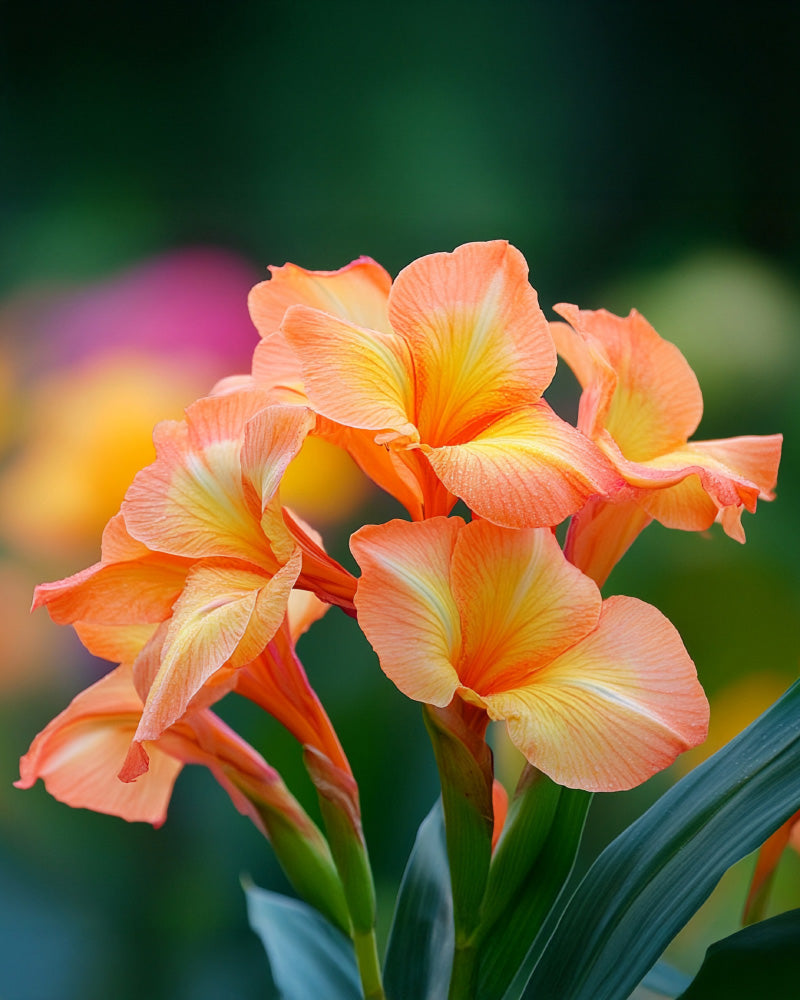 feey-amsterdam-canna-rosa-3-knollen-blumenrohr-sonne image 2