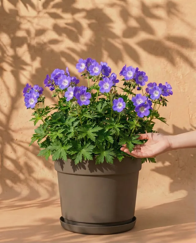 feey-amsterdam-geranium-blau-staude-2-rhizome-zum-eingraben image 1