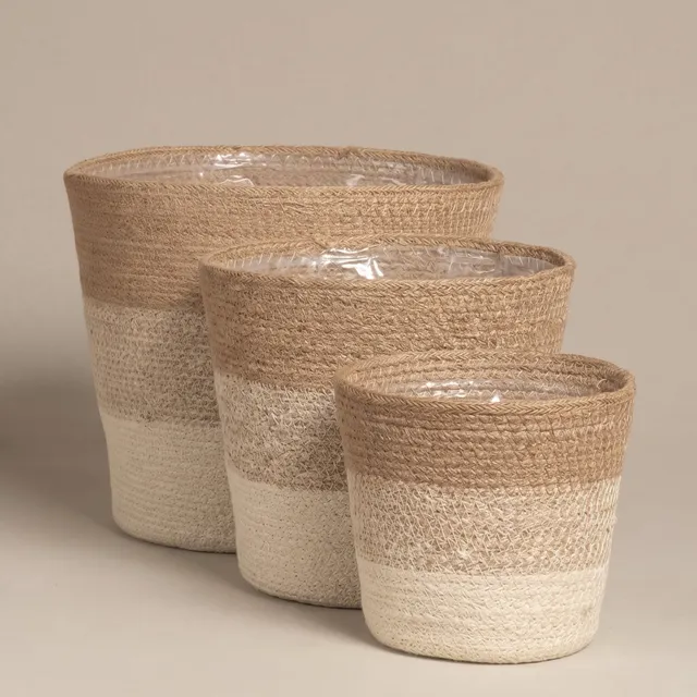 feey-variado-lapis-pflanzenkorb-set-jute-18-16-14 image 1