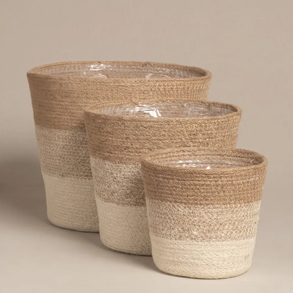 feey-variado-lapis-pflanzenkorb-set-jute-18-16-14 image 1