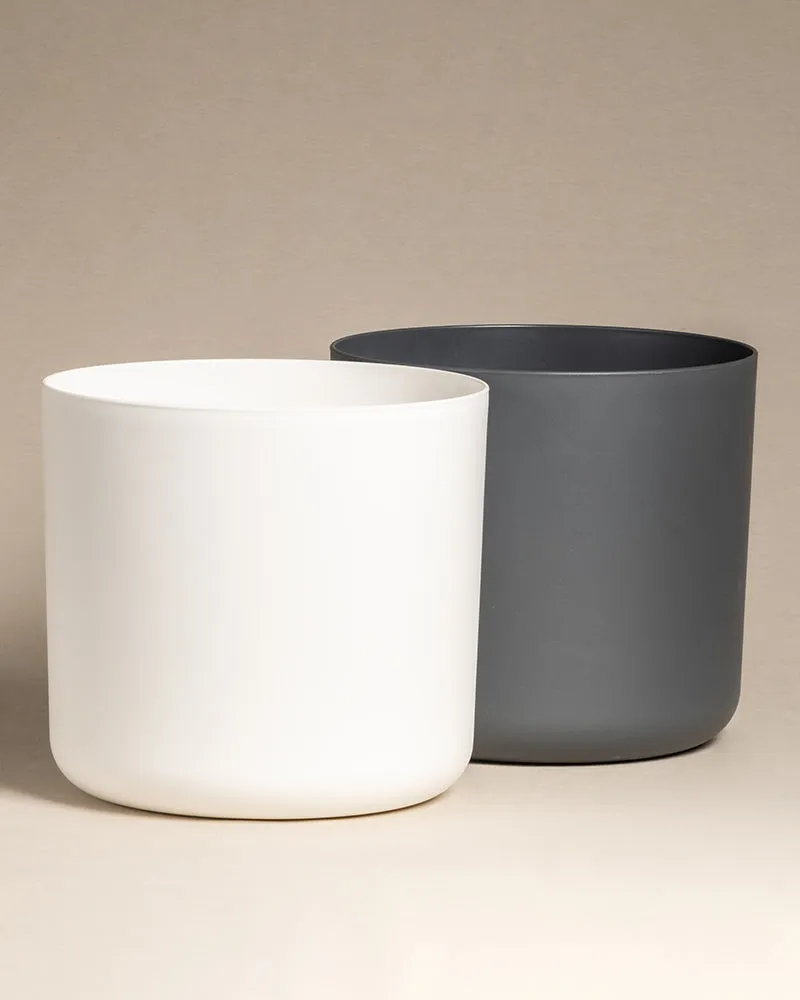 feey-lumi-blumentopf-kunststoff-wei-30-cm image 1