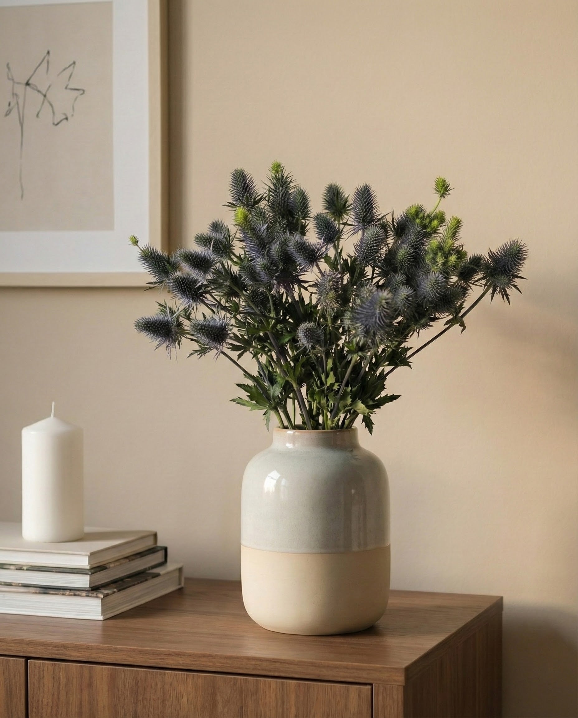 feey-rilio-edeldistel-blaue-blumen-f-r-vase image 2