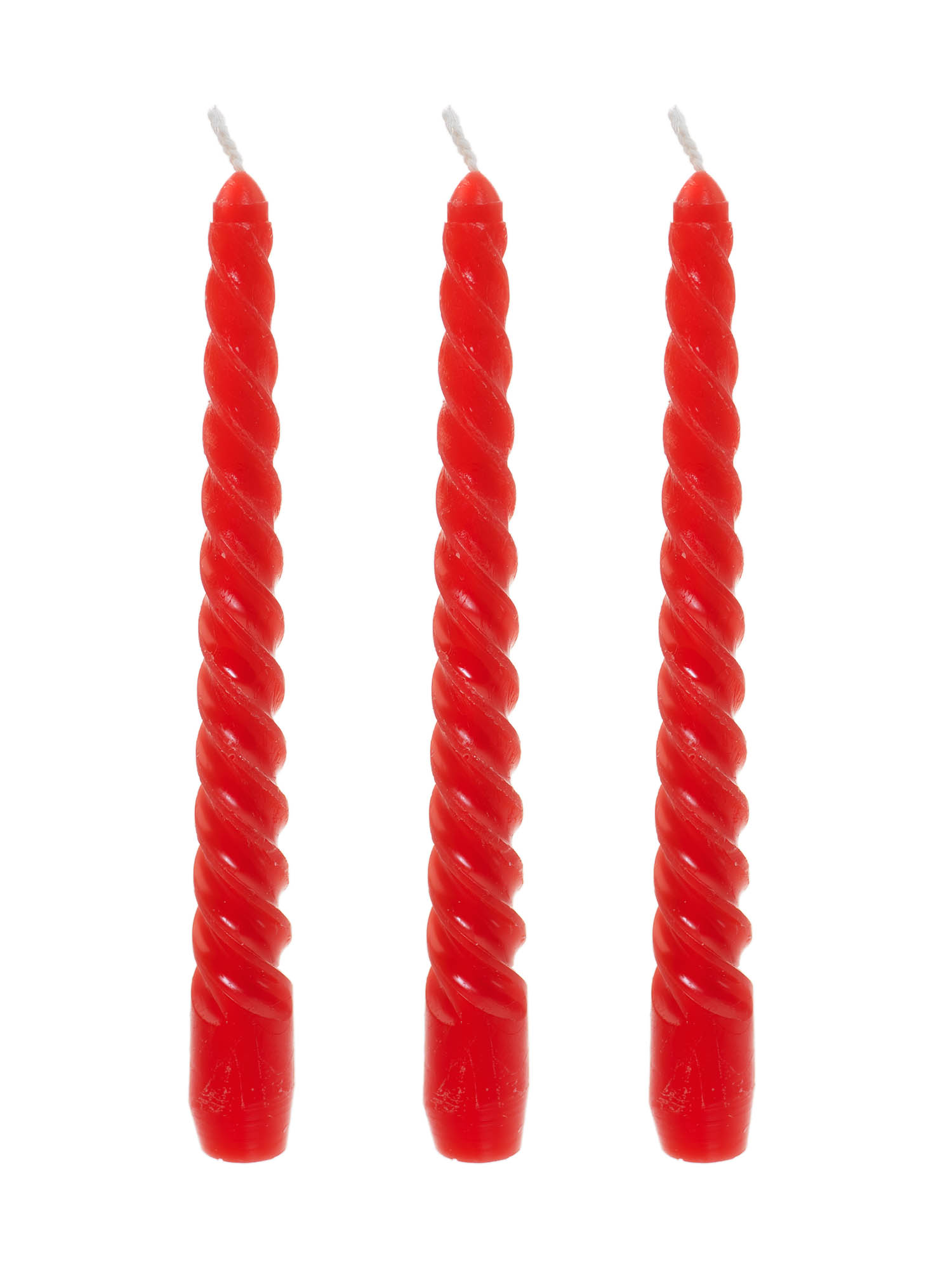 blumigo-kerzen-stabkerzen-twisted-andrea-3er-set-rot-gedreht image 1