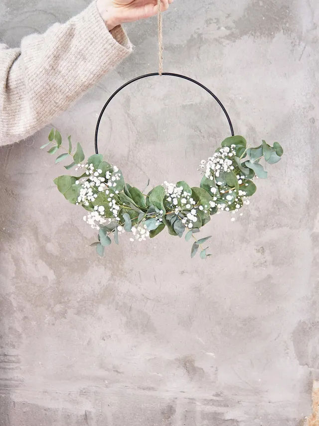 blumigo-diy-sets-nordic-light-scandi-ring-bastelset-25-cm-schwarz image 1